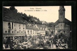 AK Wehlen A. Elbe, Marktfest An Der Kirche  - Wehlen