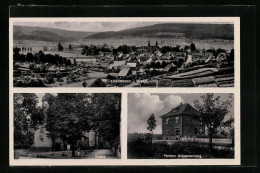 AK Willebadessen /Westf., Panorama, Kirche, Pension Schreckenberg  - Other & Unclassified