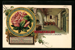 Künstler-AK Bremen, Gasthaus Rosekeller Im Ratskeller  - Bremen