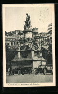 Cartolina Genova, Monumento A C. Colombo  - Genova (Genua)