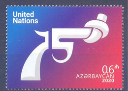 2020. Azerbaijan,  75y Of UNO, 1v, Mint/** - Azerbaïjan