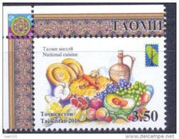 2016. Tajikistan, RCC, National Cuisine, 1v Perforated, Mint/** - Tadzjikistan