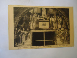 VATICAN   POSTCARDS RAFFAELLO POSTMARK ROMA 1913  FREE AND COMBINED   SHIPPING FOR MORE ITEMS - Vaticano