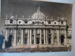 VATICAN   POSTCARDS  BASILICA PIETRO  1957  FREE AND COMBINED   SHIPPING FOR MORE ITEMS - Vatican