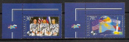 KAZAKHSTAN 2002●Cosmonautic Day●Flags●Cosmonauts & First Cosmic Tourist●●Tag Der Kosmonauten●Mi370-71 MNH - Kasachstan