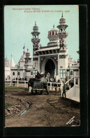 AK London, Franco-British Exhibition 1908, Entrance Ceylon Village  - Ausstellungen