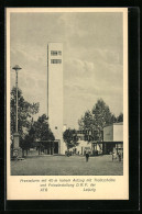 AK Dresden, Jahresschau Deutscher Arbeit 1927, Der Sprechende Turm  - Ausstellungen