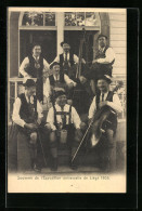 AK Liège, Exposition Unsiverselle 1905, Musizierende Männer In Tracht  - Ausstellungen