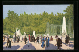 AK München, Bayrische Gewerbeschau 1912, Monumentalbrunnen, Ganzsache Bayern  - Expositions