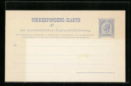 AK Correspondenz-Karte Zur Pneumatischen Expressbeförderung, Ganzsache Österreich  - Postal Services