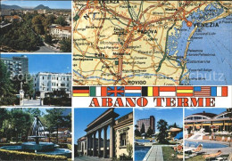72309407 Abano Terme Brunnen  Kurpark Panorama Karte Firenze - Autres & Non Classés