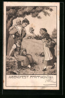 Künstler-AK Pfäffikon, Jugendfest 1911  - Sonstige & Ohne Zuordnung