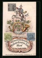 AK Hof A. Saale, 2. Oberfränkischer Philatelisten-Tag 1924  - Postzegels (afbeeldingen)