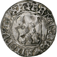 Duché De Bretagne, François Ier, Blanc à La Targe, 1442-1450, Rennes, Billon - Andere & Zonder Classificatie