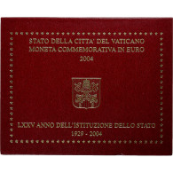 Vatican, John Paul II, 2 Euro, Foundation Of The Vatican, 75th Anniversary, BU - Vatikan