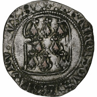 Duché De Bretagne, François II, Blanc à La Targe, 1484-1488, Rennes, Billon - Sonstige & Ohne Zuordnung