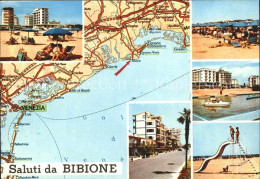 72309172 Bibione Mit Landkarte Venezia Bibione - Autres & Non Classés
