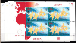 St. Helena 961-964 Postfrisch Kleinbogensatz 50 Jahre Europamarken #IB076 - Sint-Helena