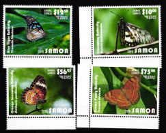 Samoa 1255-1258 Postfrisch Tiere Schmetterlinge #IB125 - Samoa (Staat)