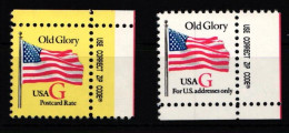 USA 2532A-2533A Postfrisch Flagge #IB188 - Autres & Non Classés