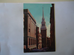 UNITED STATES    POSTCARDS BOSTON MASS CHURCH  FREE AND COMBINED   SHIPPING FOR MORE ITEMS - Other & Unclassified