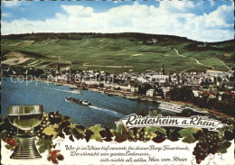 72308395 Ruedesheim Rhein Panorama Ruedesheim  - Rüdesheim A. Rh.