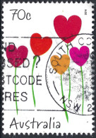 AUSTRALIA 2014 QEII 70c Multicoloured, Special Occasion-Heart Shaped Flowers SG4151 Used - Usati