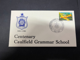 2-6-2024 (9) Australia -  VIC - Centenary Of Caulfled Grammar School (1981) - Ersttagsbelege (FDC)