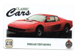 Voiture Ferrari Tectarossa Car Télécarte Angleterre Royaume-Unis Phonecard (W 774) - [10] Collections