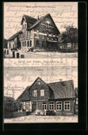 AK Imsen Bei Alfeld, Gasthaus Wilhelm Hennecke, Schule  - Alfeld