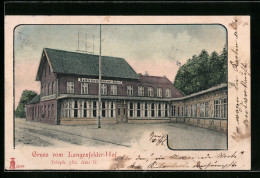 AK Hamburg-Langenfelde, Gasthaus Langenfelder Hof  - Eimsbüttel