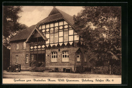 AK Fuhrberg, Gasthaus Zum Deutschen Hause, Inh.: Willi Giesemann  - Other & Unclassified