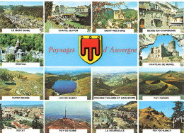 CPSM Paysages D'Auvergne-Multivues     L2967 - Auvergne