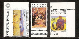 KAZAKHSTAN 1997●Paintings●●Gemälde●Mi185-87 MNH - Kazakhstan
