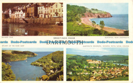 R164878 Greetings From Dartmouth. Multi View. Jarrold. RP. 1960 - Monde