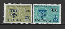 PORTUGAL 1960 EXPO LISBONNE  YVERT N°881/882 NEUF MNH** - Expositions Philatéliques