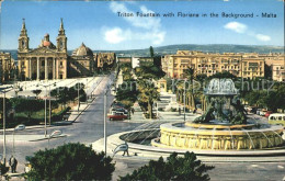 72306791 Malta Triton Fountain Floriana BAckground   - Malta