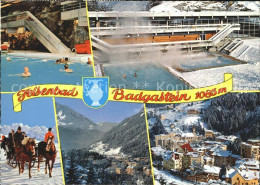 72306734 Badgastein Fliegeraufnahme Schwimmbad Teilansicht Kutschenfahrt Lansers - Autres & Non Classés