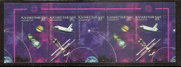 KAZAKHSTAN 1997●Space●Cosmonautic Day●●Tag Der Kosmonauten●Mi163-65 MNH - Kazachstan