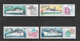 POLOGNE 1986 FERRYS-BATEAUX  YVERT N°2839/2842 NEUF MNH** - Bateaux