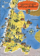 72305547 Velsen Nord Holland Karte Ijsselmeer Flevoland  Velsen - Autres & Non Classés