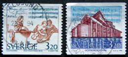 Schweden 1994    MiNr. 1845-46  (O)  ( Lot  L 659 ) - Gebraucht