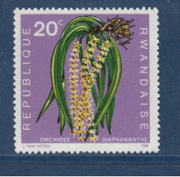 Rwanda, **, Yv 253, Mi 272A, SG 261, Orchidée Diaphananthe Fragrantissima, Fleur, - Orchidee