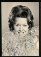 AK Musikerin Brigitte Mira, Autograph  - Music And Musicians