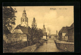 AK Ettlingen, Blick In Die Stadt  - Ettlingen