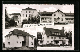 AK Bad Waldliesborn, Haus Pasgang, Haus Helfmeier, Badehaus Und Tenbrockhaus  - Autres & Non Classés