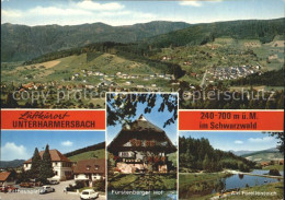 72305119 Unterharmersbach Rathausplatz Fuerstenberger-Hof Forellenteich Unterhar - Autres & Non Classés