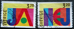 Schweden 1994    MiNr. 1852-53  (O)  ( Lot  L 663 ) - Gebraucht