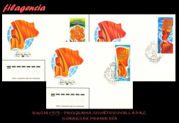 RUSIA SPD-FDC. 1979-45 PROGRAMA SOVIÉTICO POR LA PAZ - FDC