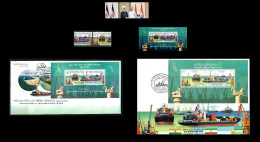 India 2018 India - Iran Joint Issue Collection: 2v Set + Miniature Sheet + MS FDC + Iran FDC As Per Scan - Neufs